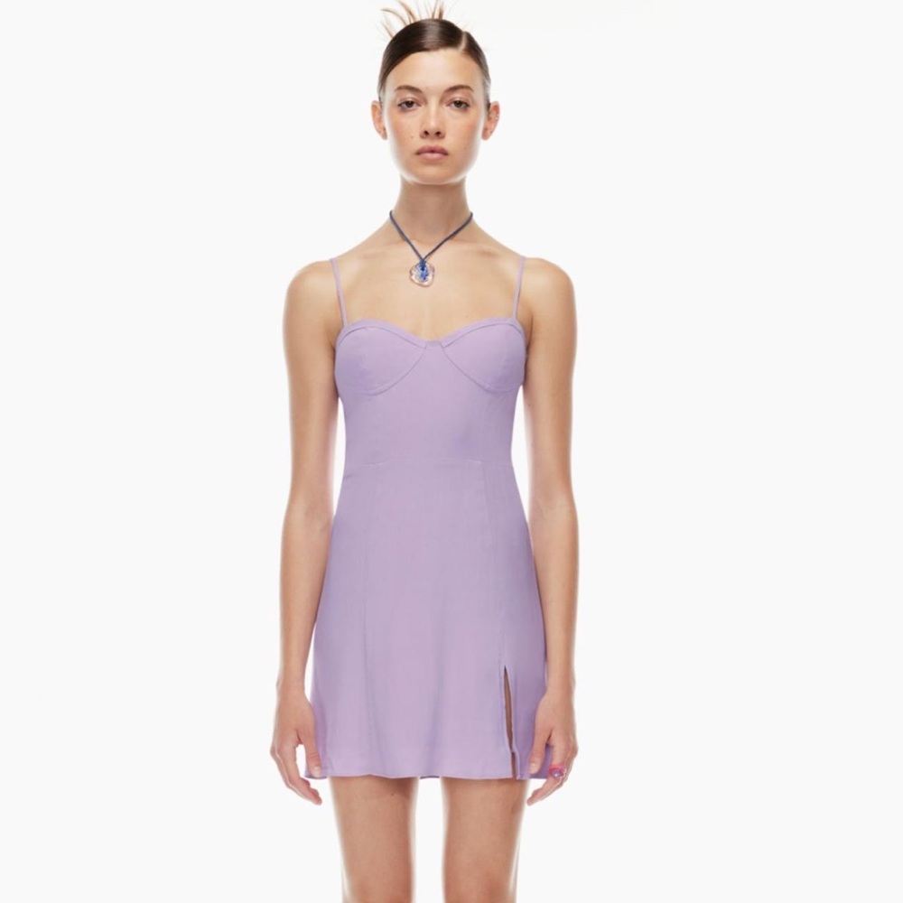 NWT Sunday Best Viola mini dress in Lilac